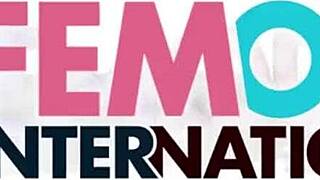 Femout XXX Baby In Blue Masturbates