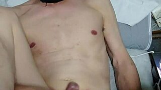 in this amateur video, the person engages in a private act of self-stimulation quietly