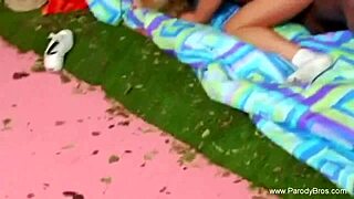 An unforgettable parody experience with a woman and BBC