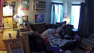 Security Cam Catches Host Sucking Cock