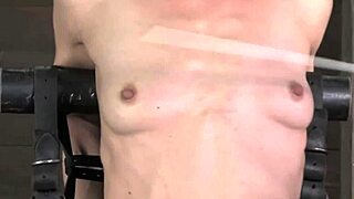 chained sub begs for more vibrator torture from maledom