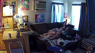 Security Cam Catches Host Sucking Cock