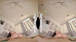 Naughty America - дружелюбная соседка Lily Lane сосет член в 69 POV