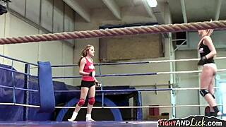 Catfight Turns Into Wild Lesbian Licking Session!