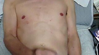 in this amateur video, the person engages in a private act of self-stimulation quietly