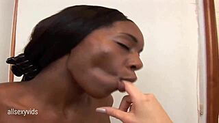 these latinas are licking and kissing, sharing all those wet body fluids together