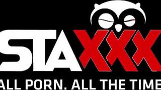 Redhead teen pounds tight pussy hard