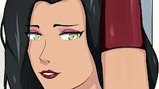 avatar korra gets bound and facialed with cum 😈