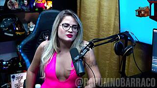 bruna carlos naked for presenter, showing natural tits and arching big ass!