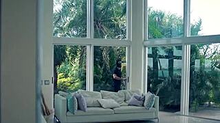 latina teen 18+ gets rough missionary and facial