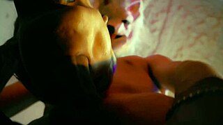 Hot werewolf anal blowjob action