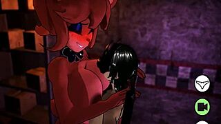 סקס כיסא פמדום עם מסכת דוב במשחק הנטאי