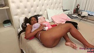 Gabriela Andrade calls Vinny Burgos for kitchen problem, gets anal and blowjob