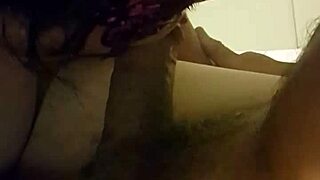 Can this masked BBW handle a deepthroat blowjob?