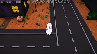 Sex or treat halloween hentai game pornplay ep 3 creampie the naughty witch pussy