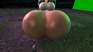 shemale with super balls gets cumshot