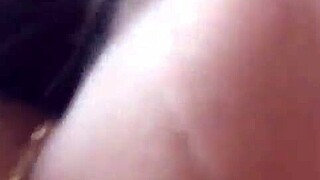 Latina Tasting Big Black Cock With Small Tits