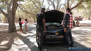 Busty Plump Pornstar Titfucked Hard