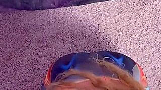 watch captain marvel ride that huge ebony dildo in costume?