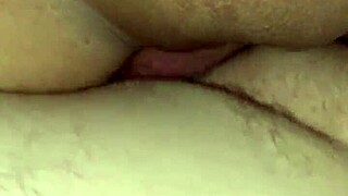 Our first amateur video: wet masturbation to orgasm in POV.