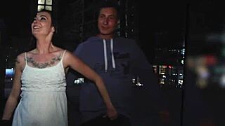 German Woman Undresses Publicly At Night In Berlin Park