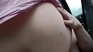 Hey, check this cheating mommy sucking stranger cock in car! 😜