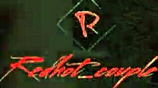 taking a walk in the park - redhot couple riding in cowgirl pov