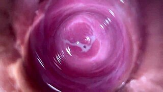 camera deep inside teen 18+ creamy vagina, feeling so tight and wet.