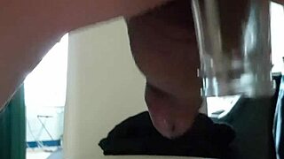 Narrative-Neutral bottle inserted in tight anal play