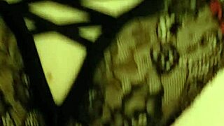 BBW wife bent over in thong for play