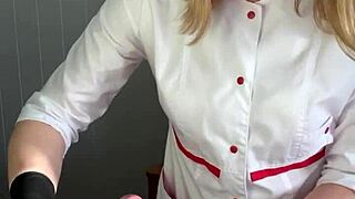 hé, nézd az orosz mestert Sugarnadya-t borotválkozni, mielőtt hirtelen elélvez a kórházban!