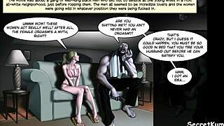 lesson from the neighbor pt 2 - cheating wife gets her first orgasm from her new neighbor.