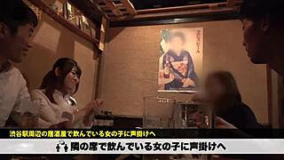 Asian amateur with big tits in blowjob and facial action 😍