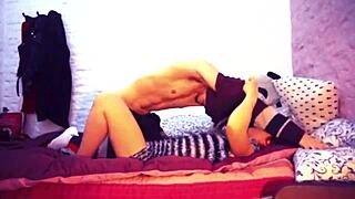 Redhead Amateur Performs Intense Deep Throat and Blowjob