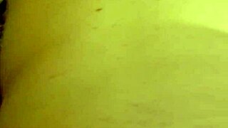 BBW wife bent over in thong for play