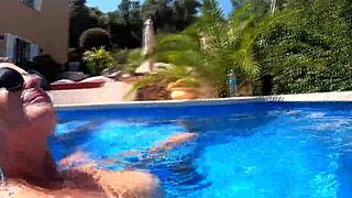 I love penetrating this exuberant milf underwater.