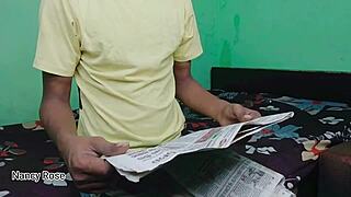 Sexy Indian Girl Pinky Bent Over For Hard Fucking By Devar, Shaved Pussy And Boobs On Display