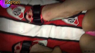 Karen Calentita Y Cogida With Feet And Pussy