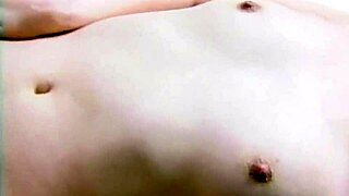 Japanese brunette's vibrator tease turns into group bang