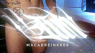 i got a dildo for my balls and ass, look how i use it