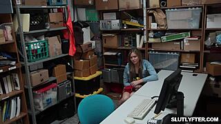 Blair Williams gets clothes ripped for hardcore blowjob and wet pussy