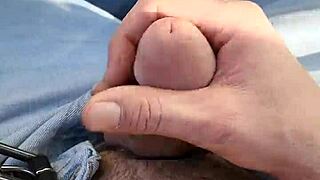 Teasing edging in public outdoors