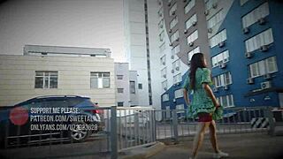 i flash my tits and upskirt in public without panties