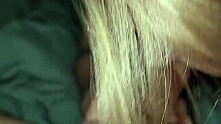 slut gives sloppy blowjob during power outage