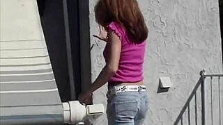 She makes a casting till the end he has a lot of cum to spend