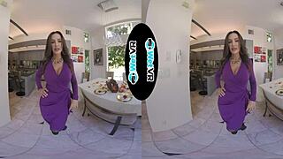 Octavia Red Sucks Big Cock In Intense VR Scene