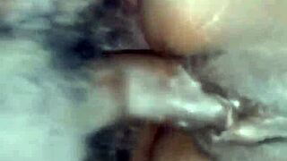 Amateur homemade African American pussy threesome fuck