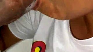 Intense emo amateur blowjob with creamy cum homemade