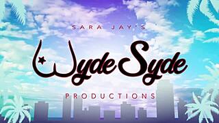 horny sara jay kisses mia peach in bathroom masturbating with vibrator 😘