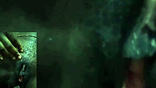 Cyndy Blackslave Opens Pussy and Ass in Shower Bathing Scene